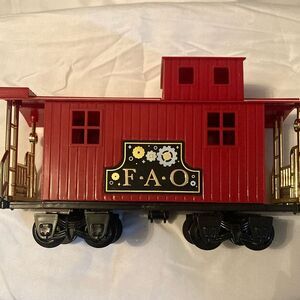 Iconic FAO SHWARZ Red Train Replacement Caboose